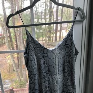 NEVER WORN snake skin bodysuit
